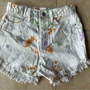Wild Fable White Cut Off Shorts Size Zero